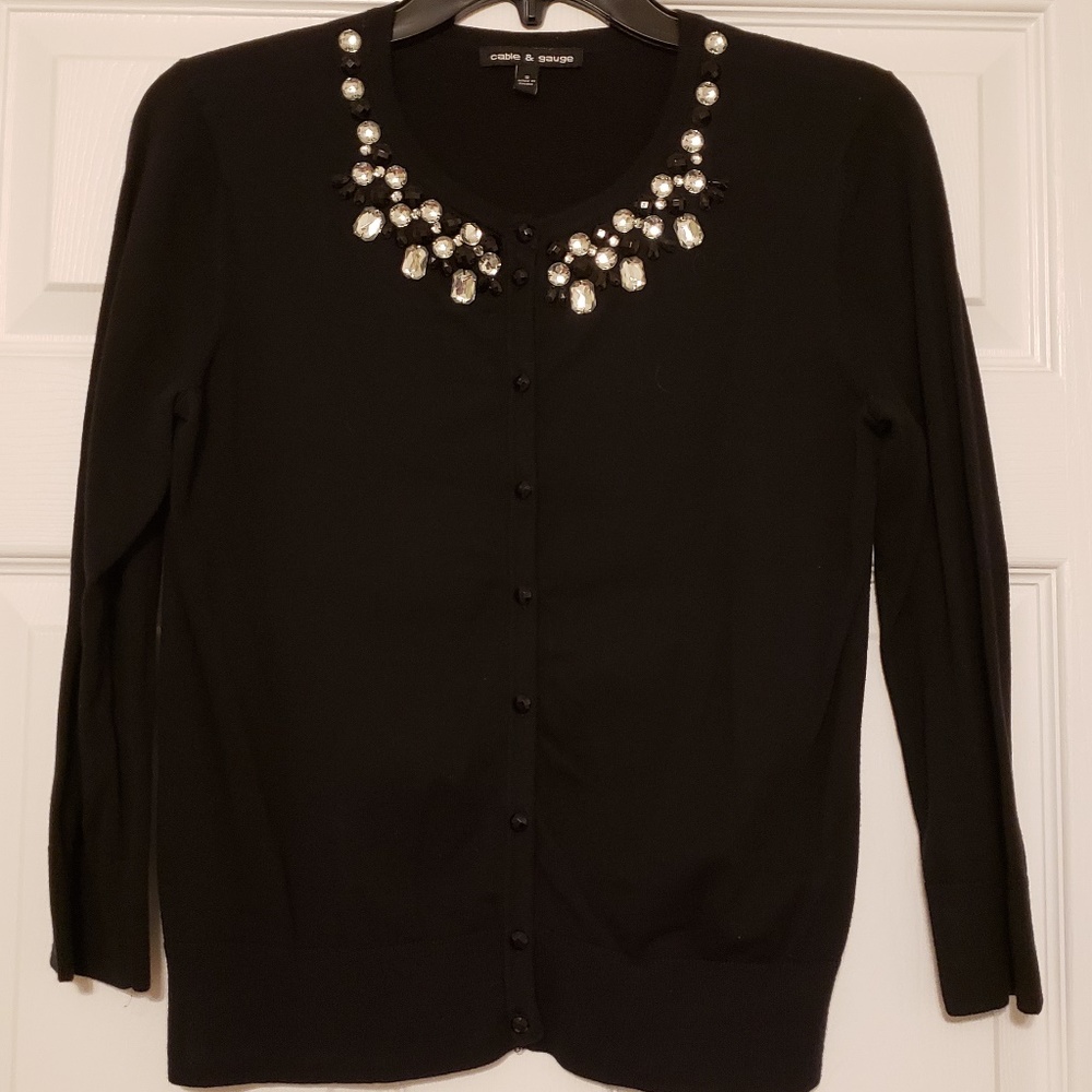 Sz S black sweater